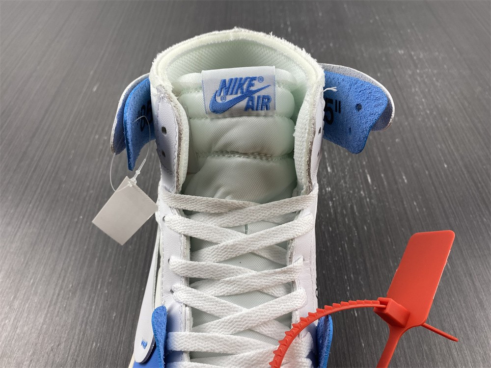 OF X AIR JORDAN 1 BLUE WHIITE AQ0818-168