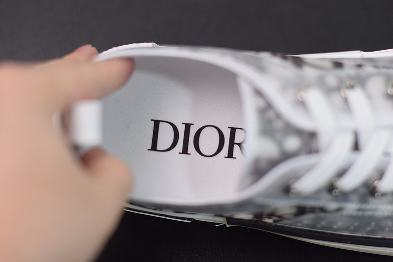 DIO* B23 LOW-TOP SNEAKERS IN OBLIQUE L03N6