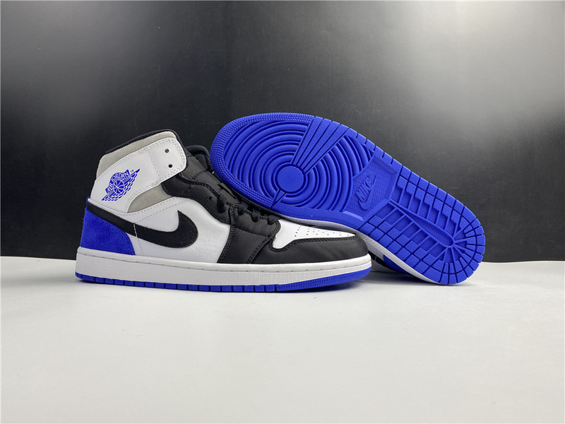 AIR JORDAN 1 MID SE ''ROYAL BLACK TOE'' 852542-102