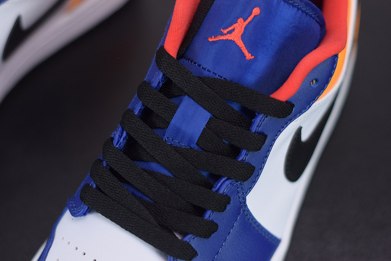 AIR JORDAN 1 LOW BLUE YELLOW ORANGE 553558-123