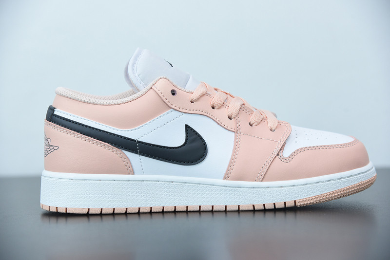 AIR JORDAN 1 LOW GS ''LIGHT ARCTIC PINK'' 553560-800