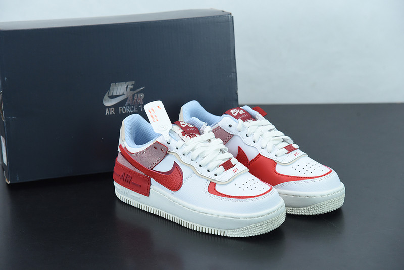 NIKE AIR FORCE 1 LOW SHADOW CRACKED LEATHER CI0919-108