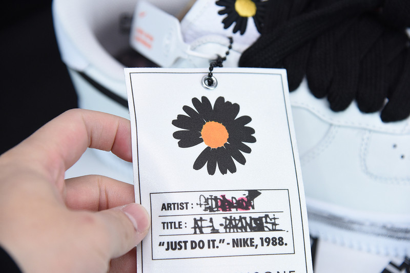 NIKE AIR FORCE 1 LOW "G-DRAGON-WHITE" PEACEMINUSONE PARA-NOISE 2.0 DD3223-100