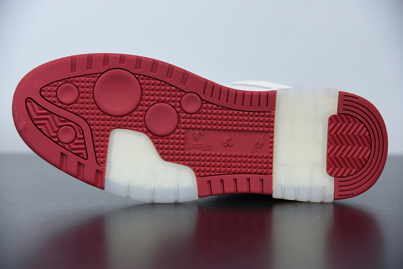 OF™ C/O VIRGIL ABLOH OUT OF OFFICE LOW-TOP LEATHER SNEAKERS ‘OOO“