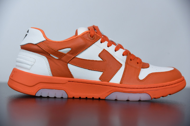 OF™ C/O VIRGIL ABLOH OUT OF OFFICE LOW-TOP LEATHER SNEAKERS ‘OOO“