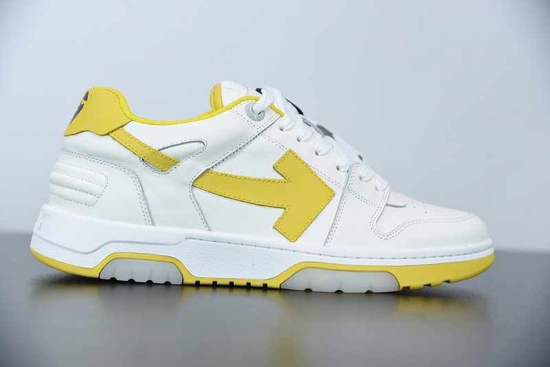 OF™ C/O VIRGIL ABLOH OUT OF OFFICE LOW-TOP LEATHER SNEAKERS ‘OOO“