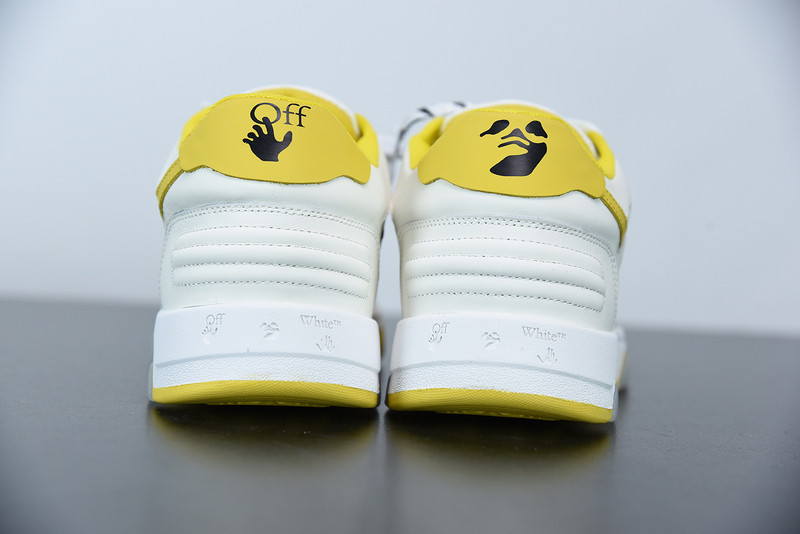 OF™ C/O VIRGIL ABLOH OUT OF OFFICE LOW-TOP LEATHER SNEAKERS ‘OOO“
