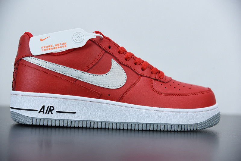 NIKE AIR FORCE 1 LOW IN RED AND GREY DD7113-600