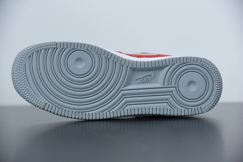NIKE AIR FORCE 1 LOW IN RED AND GREY DD7113-600