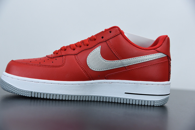 NIKE AIR FORCE 1 LOW IN RED AND GREY DD7113-600