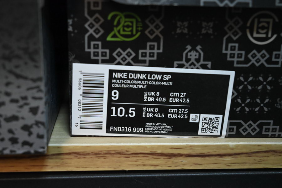 CLOT x Nike Dunk Low What The FN0316-999