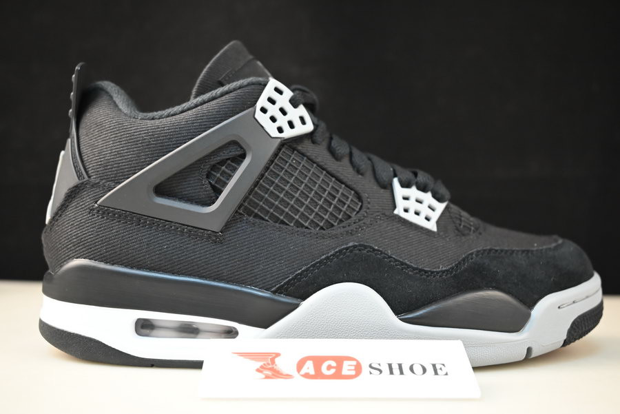 AIR JORDAN 4 “BLACK CANVAS” DH7138-006