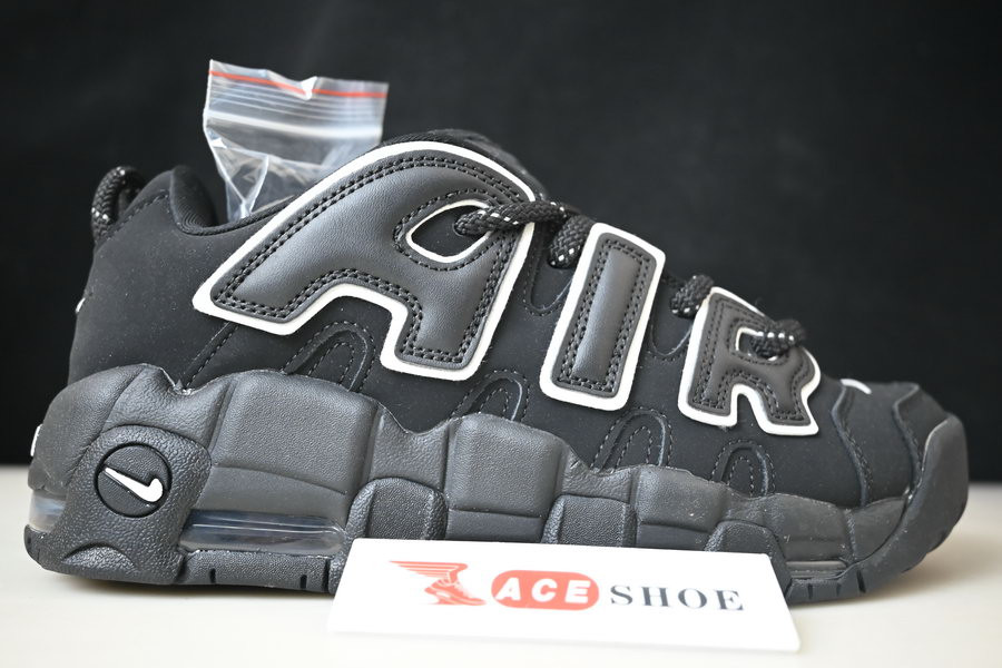 Nike x AMBUSH Air More Uptempo Low ''Black'' FB1299-001