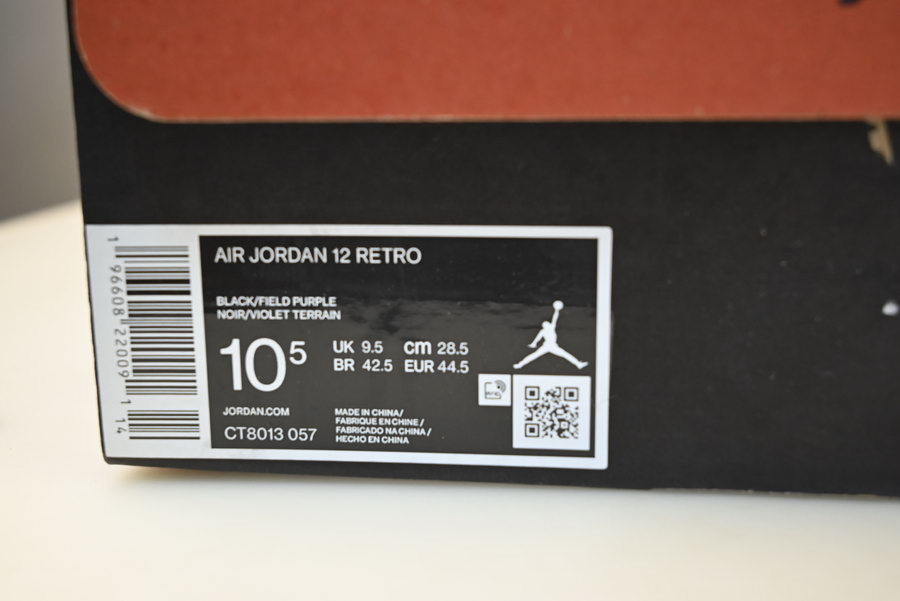Air Jordan 12 "Field Purple" CT8013-057