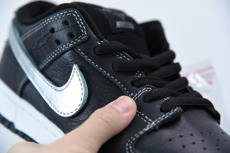 nike sb dunk low black x Di*m*nd supply x co bv1310-001
