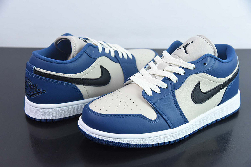 Air Jordan 1 Low WMNS Grey Blue Black DC0774-402