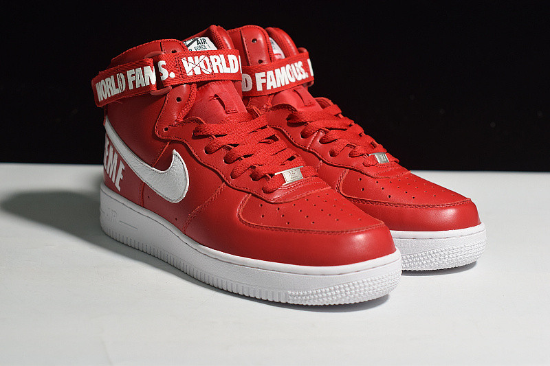 NIKE AIR FORCE 1 HIGH Supreme SP "Supreme" RED 698696-610