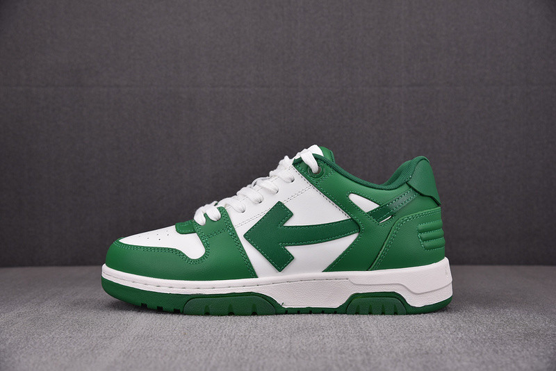 OF™ C/O VIRGIL ABLOH OUT OF OFFICE LOW-TOP LEATHER SNEAKERS ‘OOO“