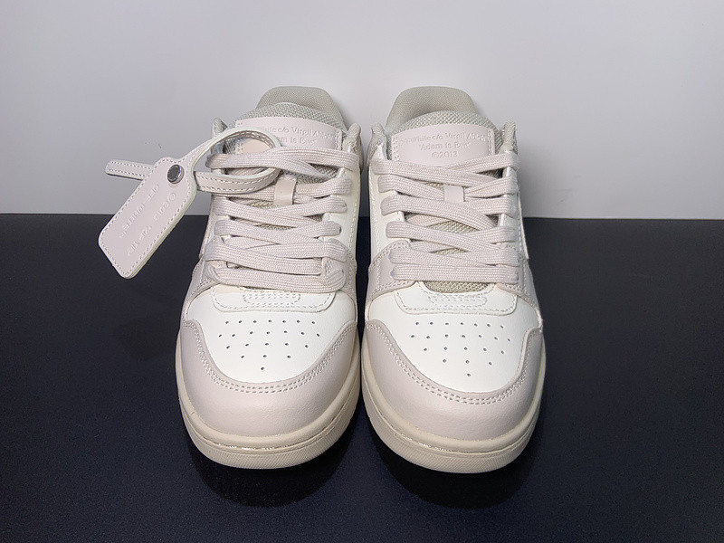 OF™ C/O VIRGIL ABLOH OUT OF OFFICE LOW-TOP LEATHER SNEAKERS ‘OOO“