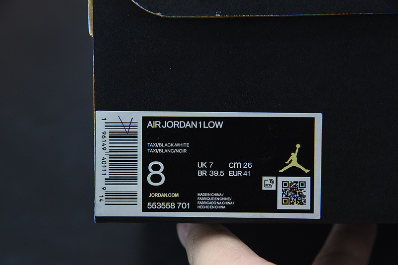 Air Jordan 1 Low “Taxi” 553558-701