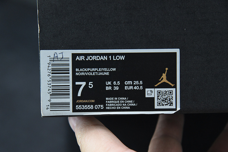 Air Jordan 1 Low “Dark Concord” 553558-075