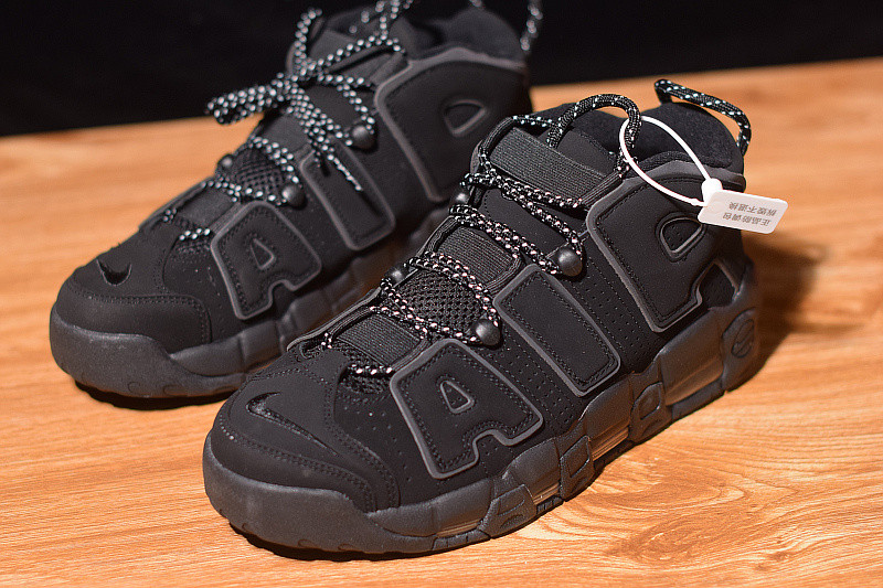 NIKE AIR MORE UPTEMPO "BLACK REFLECTIVE" 414962-004