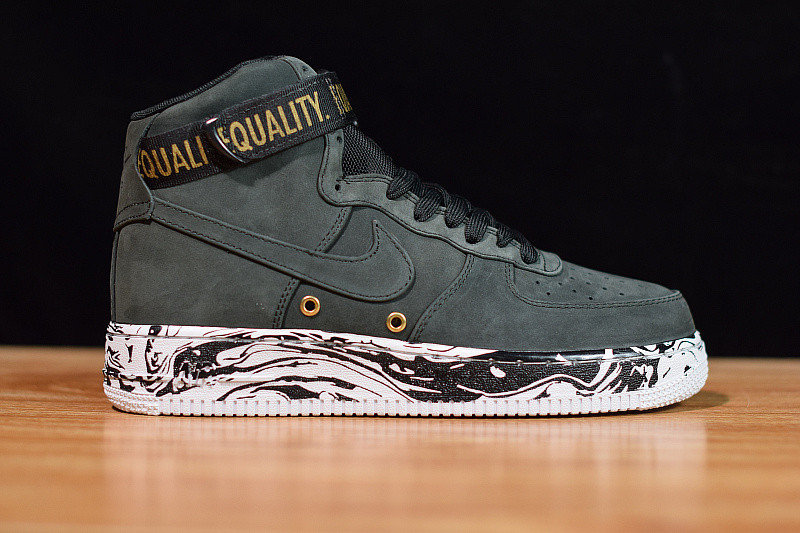 NIKE AIR FORCE 1 HI BHM QS "BLACK HISTORY MONTH" 920787-001
