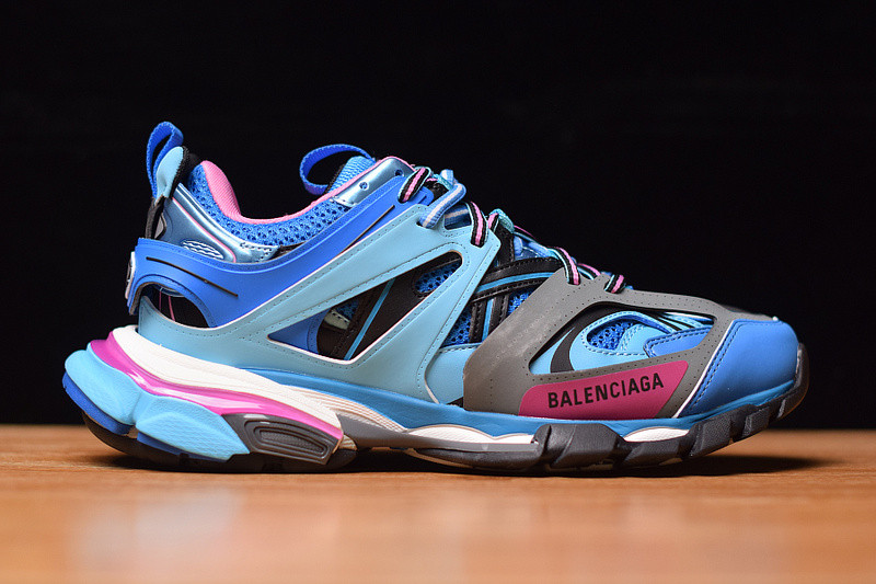 BC SNEAKER TESS.S.GOMMA MAILLE ''LIGHT BLUE PINK'' 542023 W1GB5 4162