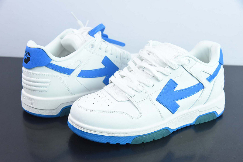 OF™ C/O VIRGIL ABLOH OUT OF OFFICE LOW-TOP LEATHER SNEAKERS ‘OOO“