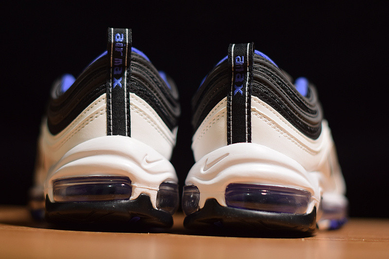 NIKE AIR MAX 97 WHITE BLACK PERSIAN VIOLET (GS) 921522-102
