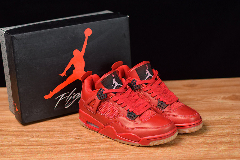 AIR JORDAN 4 RETRO FIRE RED SINGLES DAY 2018 AV3914-600