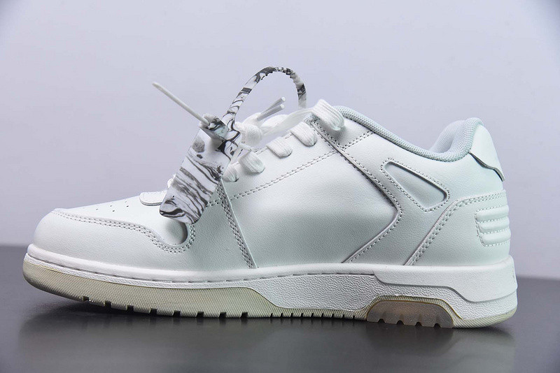 OF™ C/O VIRGIL ABLOH OUT OF OFFICE LOW-TOP LEATHER SNEAKERS ‘OOO“