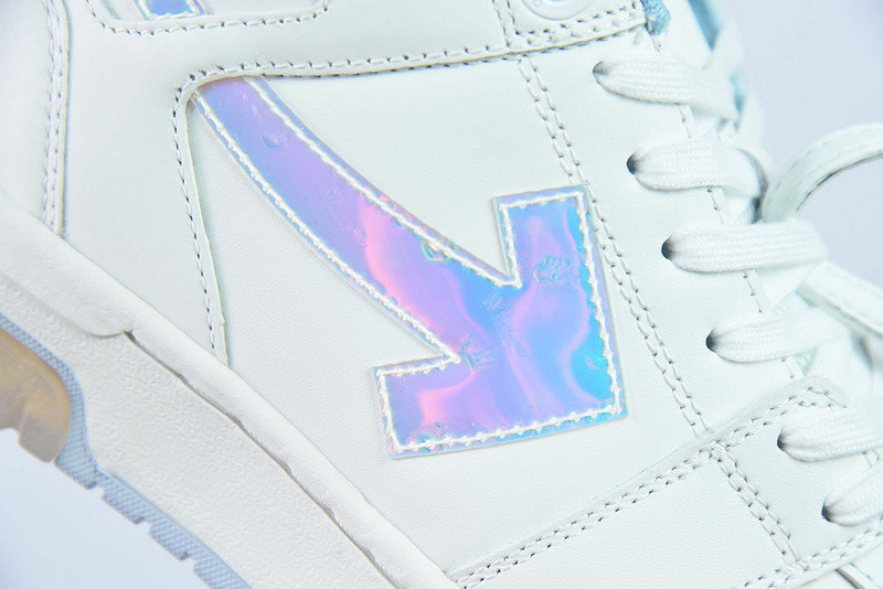 OF™ C/O VIRGIL ABLOH OUT OF OFFICE LOW-TOP LEATHER SNEAKERS ‘OOO“