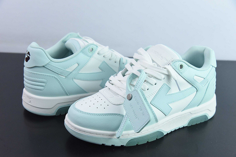OF™ C/O VIRGIL ABLOH OUT OF OFFICE LOW-TOP LEATHER SNEAKERS ‘OOO“