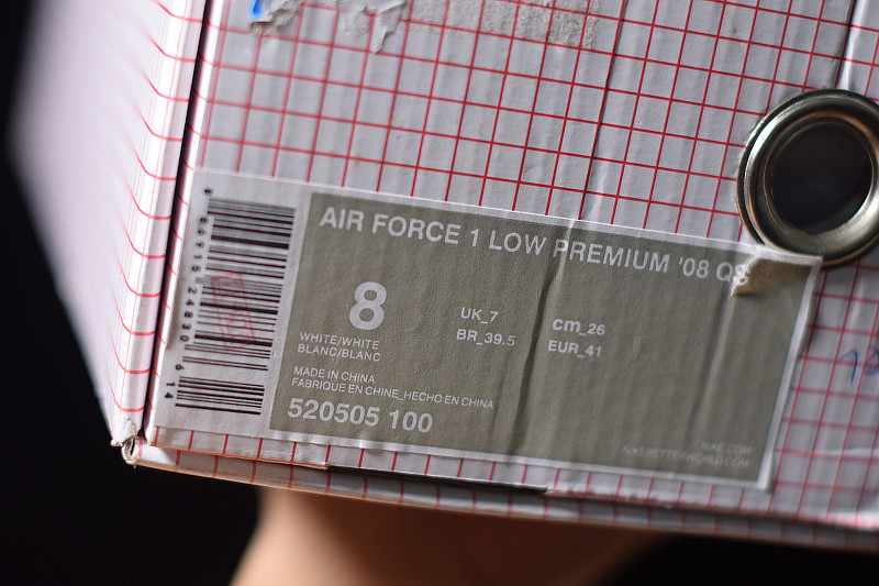 NIKE AIR FORCE 1 LOW PREMIUM 08 Qs 