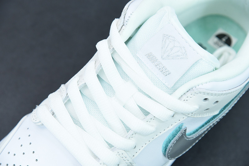 nike sb dunk low Di*m*nd supply co white Di*m*nd bv1310-100