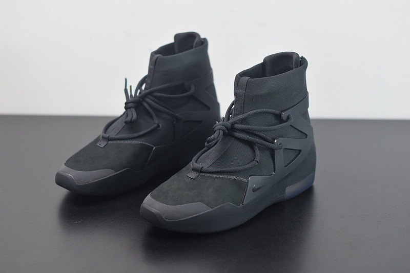 NIKE CONFIRMS AIR FEAR OF GOD 1 “TRIPLE BLACK”  AR4237-005
