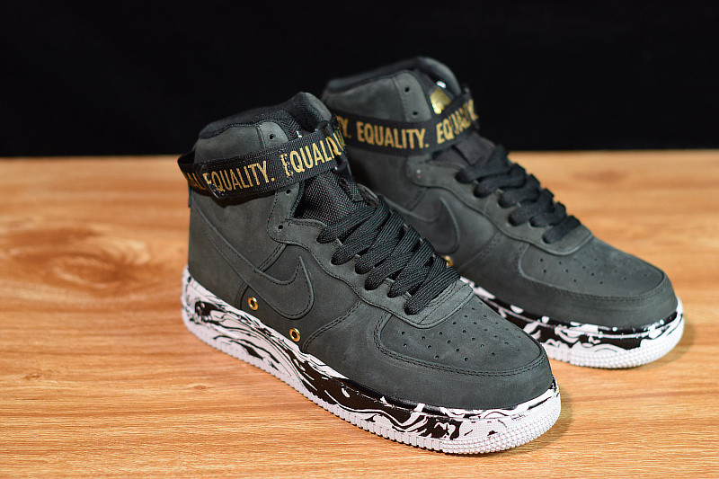 NIKE AIR FORCE 1 HI BHM QS "BLACK HISTORY MONTH" 920787-001