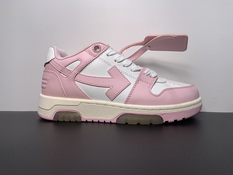 OF™ C/O VIRGIL ABLOH OUT OF OFFICE LOW-TOP LEATHER SNEAKERS ‘OOO“