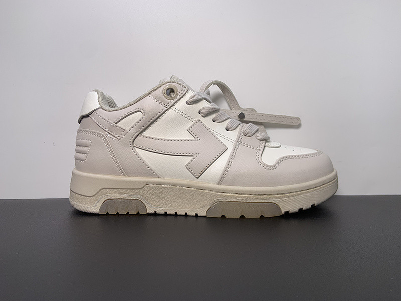 OF™ C/O VIRGIL ABLOH OUT OF OFFICE LOW-TOP LEATHER SNEAKERS ‘OOO“