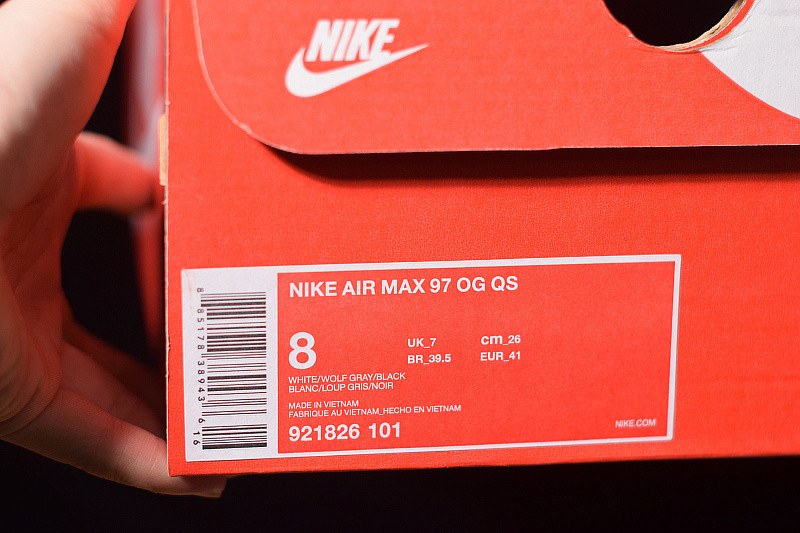 NIKE AIR MAX 97 "TRIPLE WHITE" 921826-101