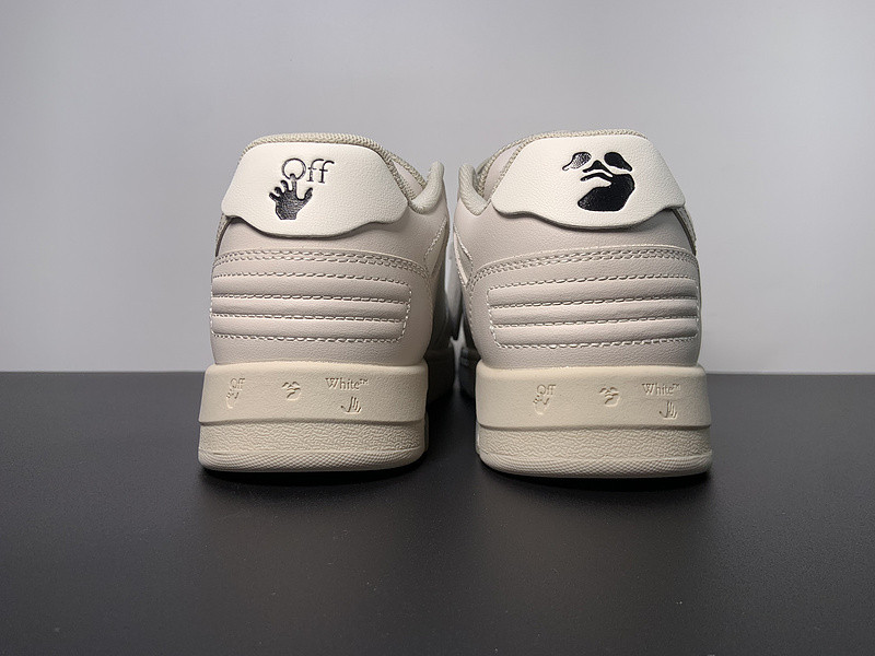 OF™ C/O VIRGIL ABLOH OUT OF OFFICE LOW-TOP LEATHER SNEAKERS ‘OOO“