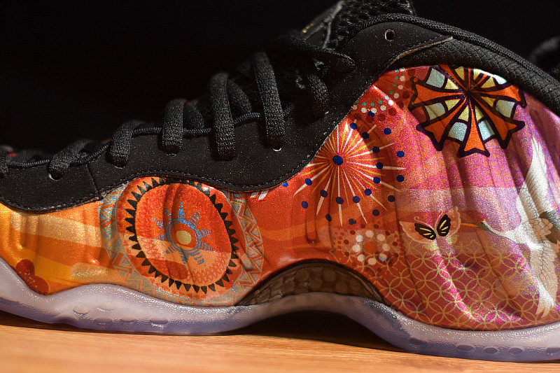 NIKE AIR FOAMPOSITE ONE LNY QS "LUNAR NEW YEAR 2018" AO7541-006
