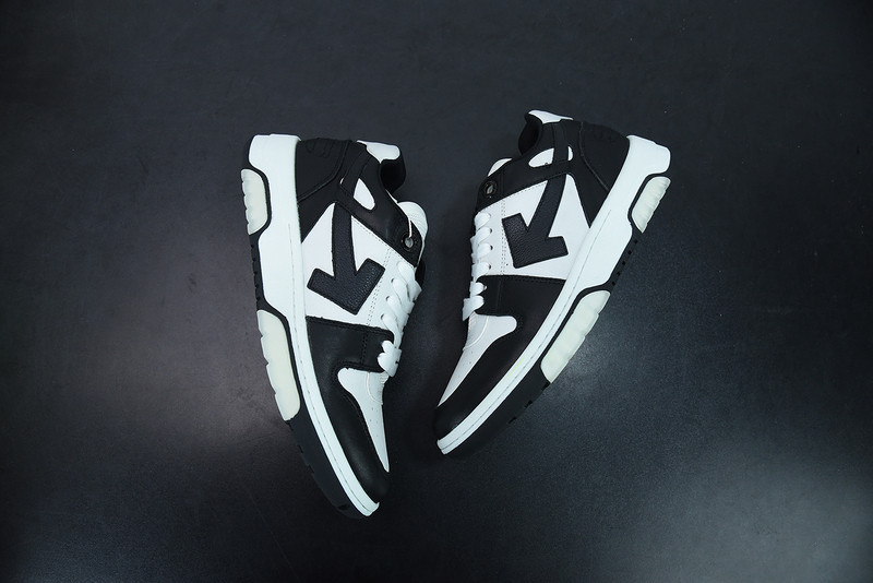 OF™ C/O VIRGIL ABLOH OUT OF OFFICE LOW-TOP LEATHER SNEAKERS ‘OOO“