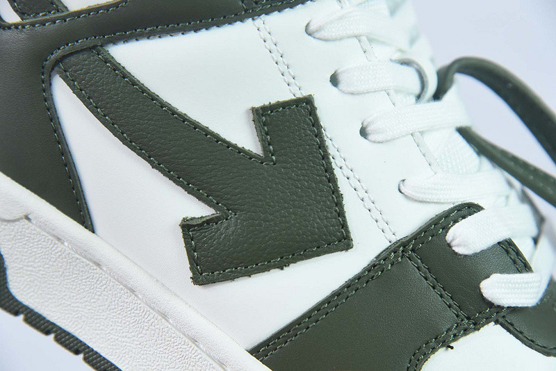 OF™ C/O VIRGIL ABLOH OUT OF OFFICE LOW-TOP LEATHER SNEAKERS ‘OOO“