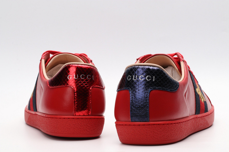G*u*i ace embroidered low-top sneaker