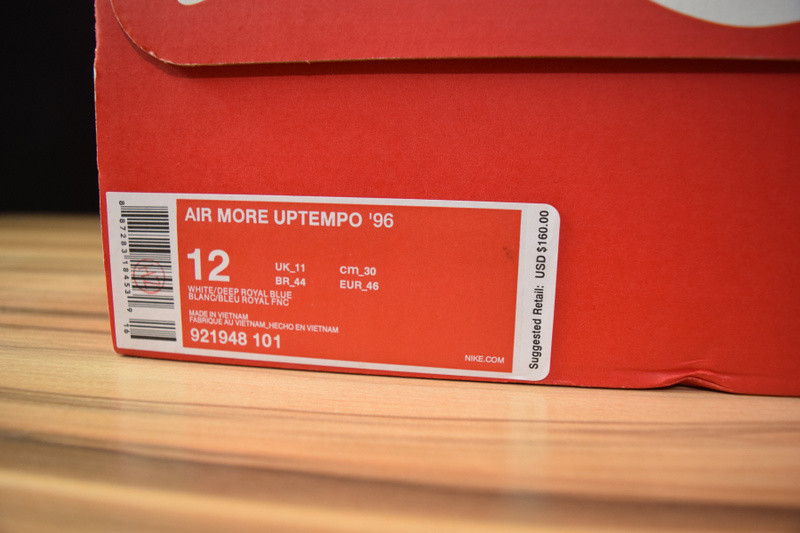NIKE AIR MORE UPTEMPO 96 "KNICKS" 921948-101
