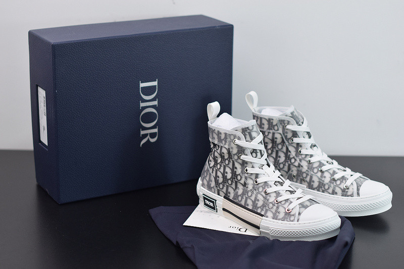 DIO* B23 HIGH-TOP SNEAKERS IN OBLIQUE L03N5