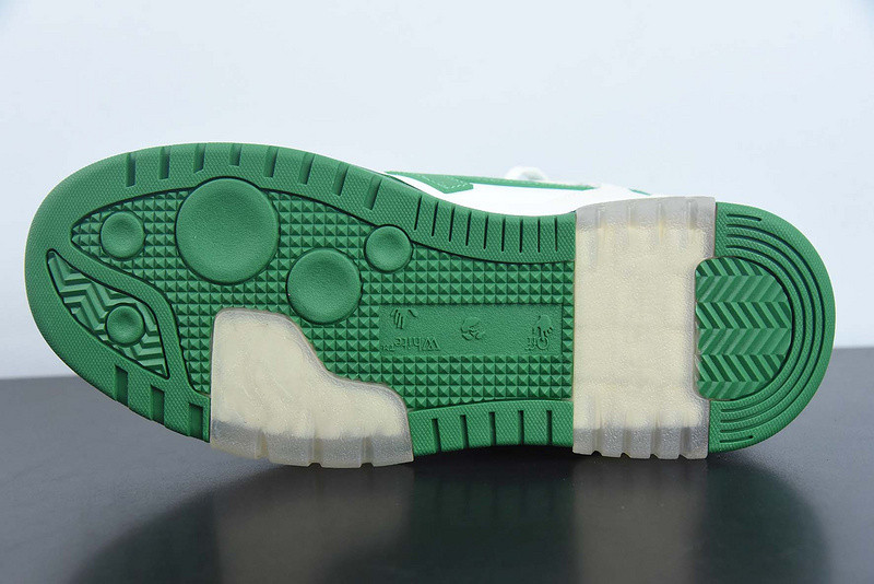 OF™ C/O VIRGIL ABLOH OUT OF OFFICE LOW-TOP LEATHER SNEAKERS ‘OOO“
