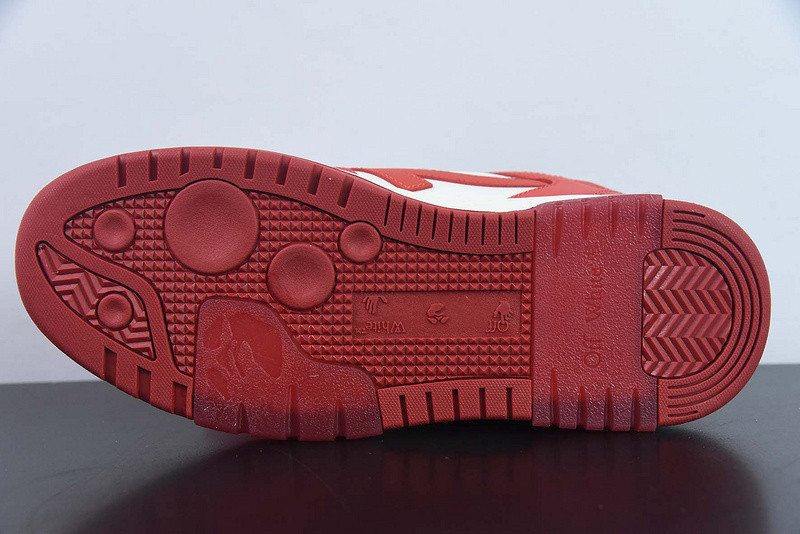 OF™ C/O VIRGIL ABLOH OUT OF OFFICE LOW-TOP LEATHER SNEAKERS ‘OOO“